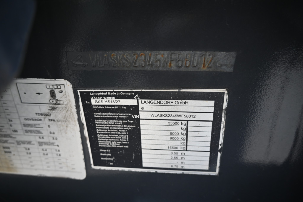 
								5356 Langendorf SKS HS 18/27 31.500 kg full									