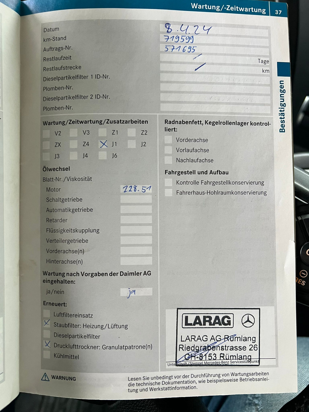 
								5401 Mercedes-Benz Actros 2545 6×2 Retarder Lift/Lenk LBW Edscha full									