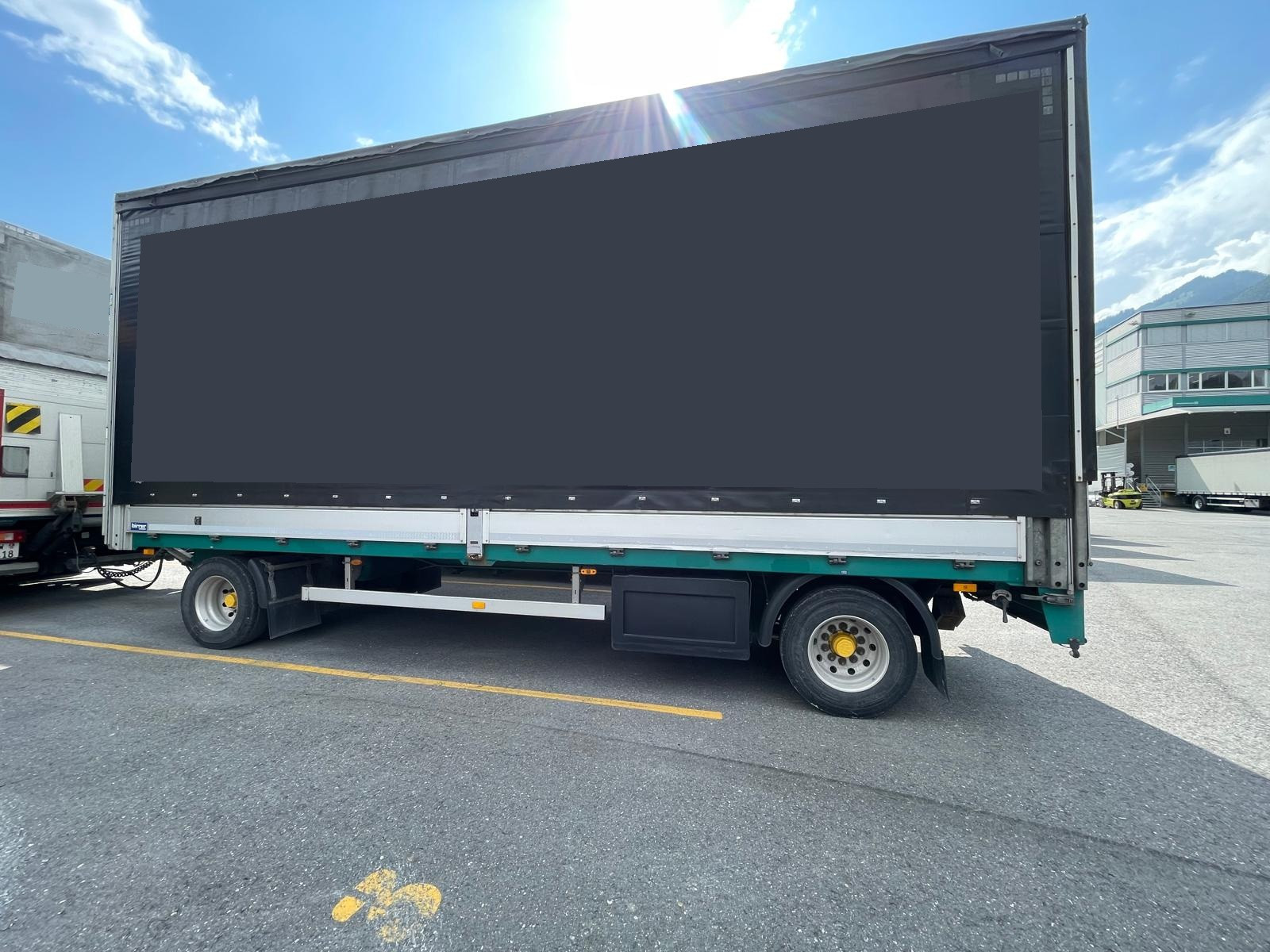 
								5419 Schwarzmueller T Schiebeplane Durchlader Alu-Felgen 2,8m Edscha full									