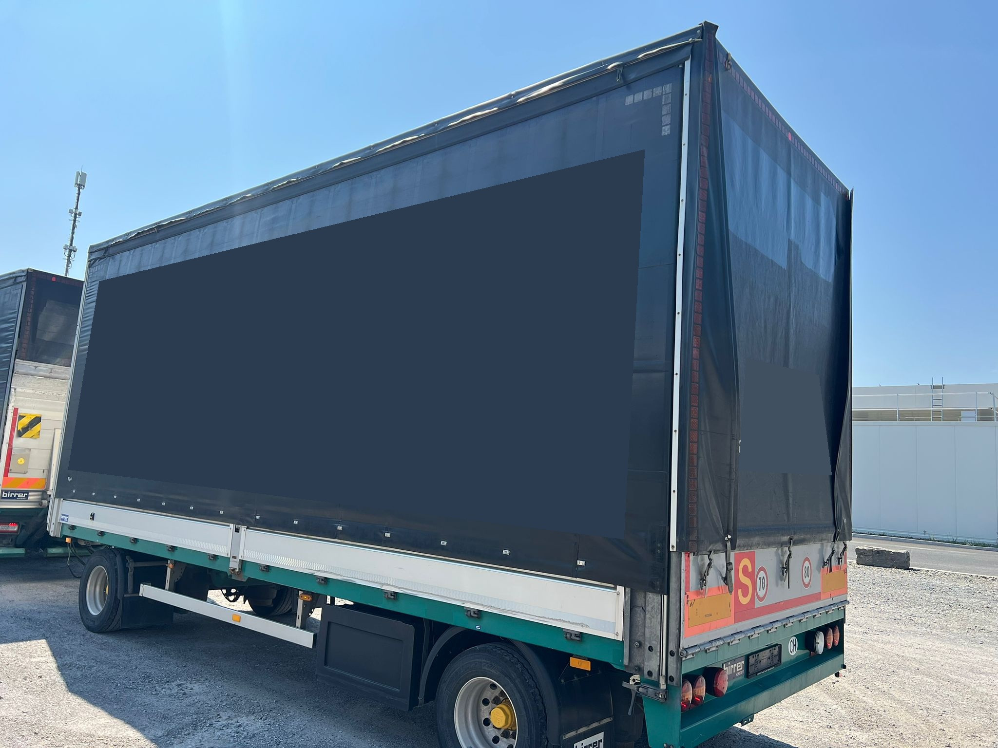 
								5419 Schwarzmueller T Schiebeplane Durchlader Alu-Felgen 2,8m Edscha full									